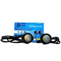 AKE 2-PCS HJG Mini Driving Motorcycle Led Light 20w Dual Tone 3-Wires Fog Led For motorcycle, Car, Jeep