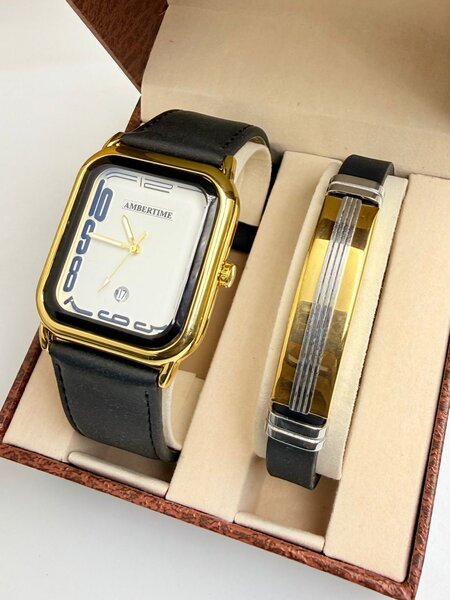 Montre et Bracelet Homme Élégant