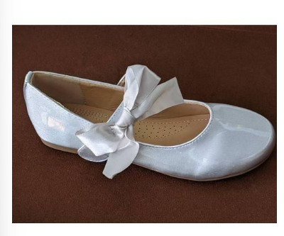 Ballerines à Noeud - Argenté