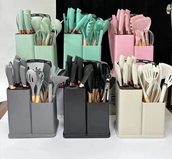 19 Pieces Nonstick cooking utensils & Ladles set