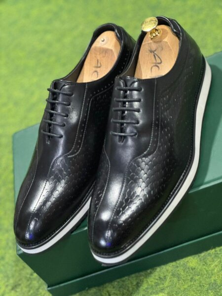 Chaussures Derby en cuir élégant