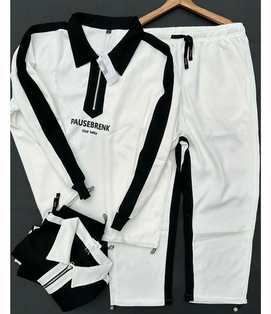 Ensemble de sport bicolore unisexe