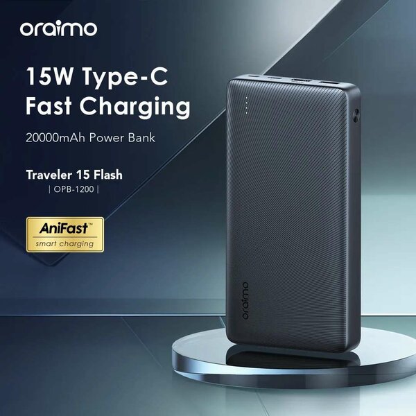 ORAIMO TRAVELER 15 FLASH 20000 MAH 15W Power Bank