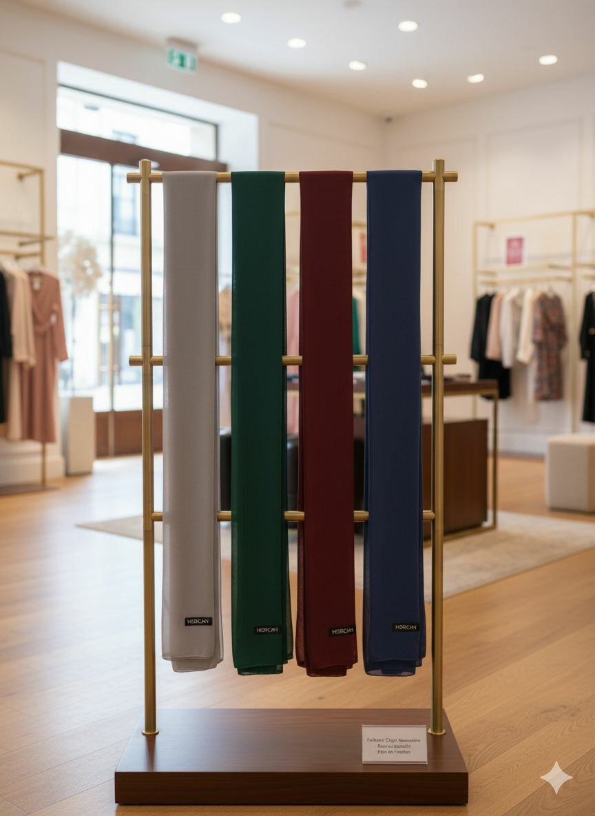 Écharpes élégantes en soie