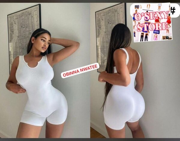 White Sleeveless Romper