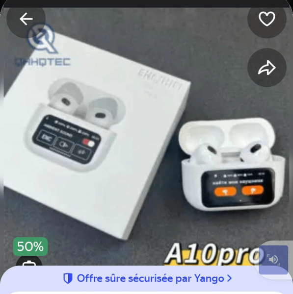 Écouteurs Sans Fil A10pro