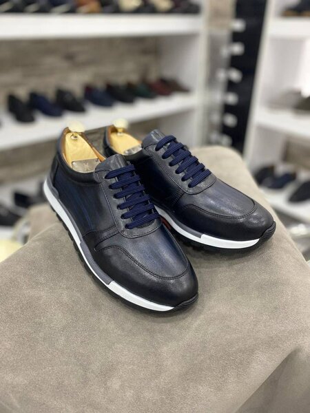 Sneakers en cuir élégants