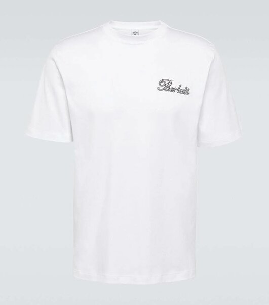 T-shirt blanc en coton Berluti