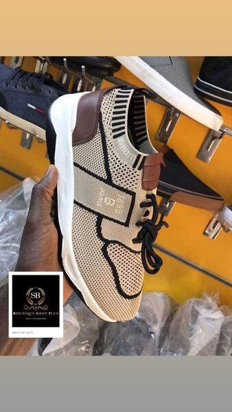 Basket BERLUTI origan semelle en gomme