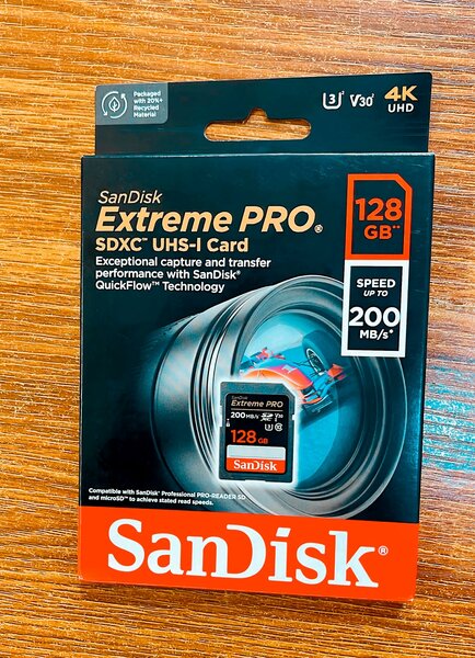 Carte mémoire SanDisk 128GB