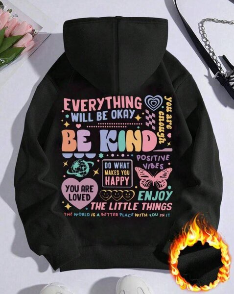 Sweat à capuche "Be Kind"