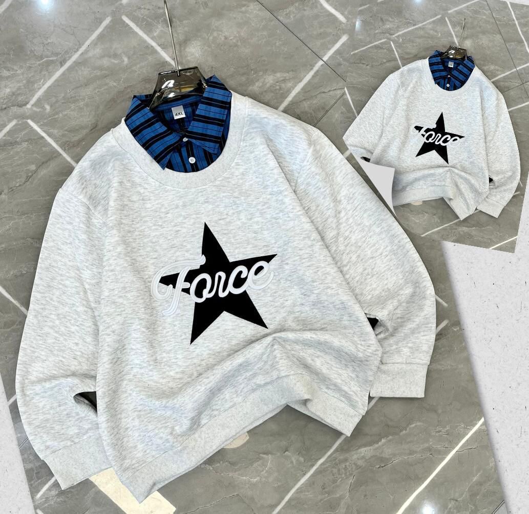 Sweat-shirt tendance avec col