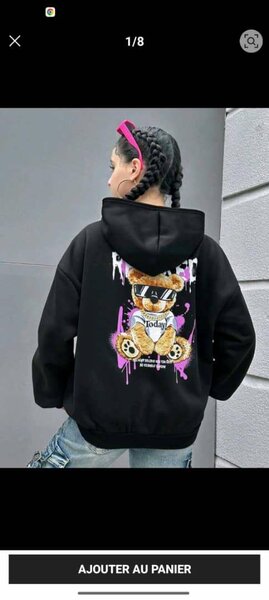 Sweat à capuche Teddy Bear