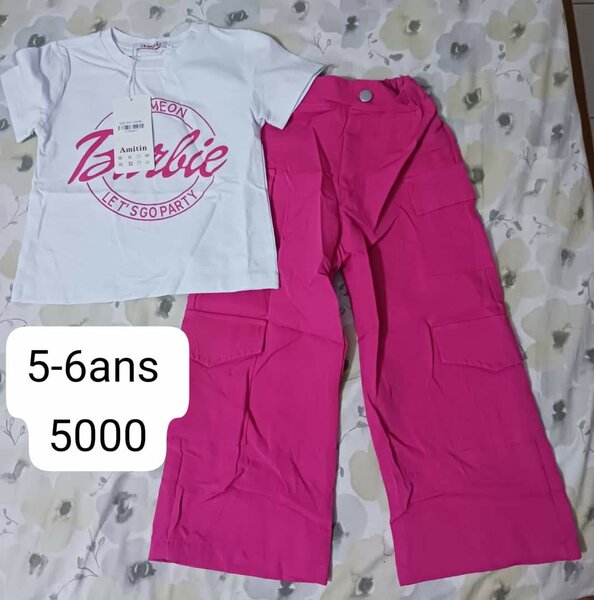 Ensemble Fille T-shirt et Pantalon