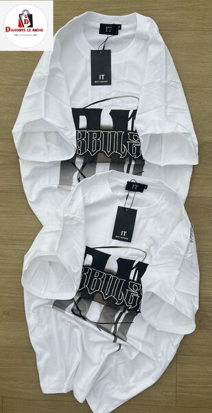 T-shirt en coton blanc style urbain