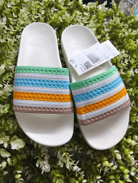 Mules multicolores confortables pour femme