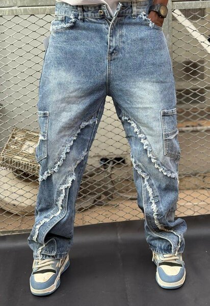 Jean cargo tendance homme