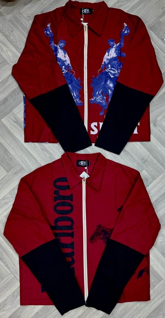 Vestes zippées imprimées mode