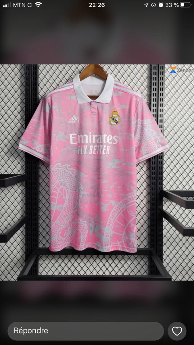 Maillot de réal Madrid rétro