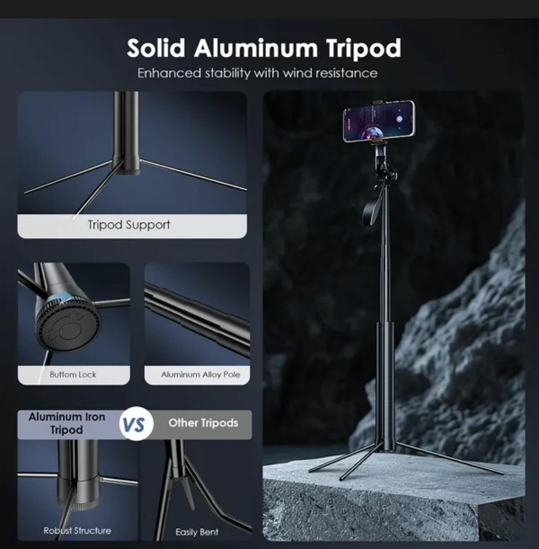 Trépied Aluminium Rotatif 360°