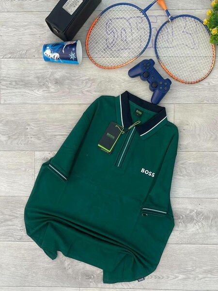 Polo vert pour homme BOSS