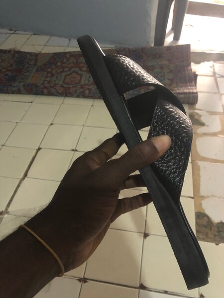 Sandale en cuir pour homme