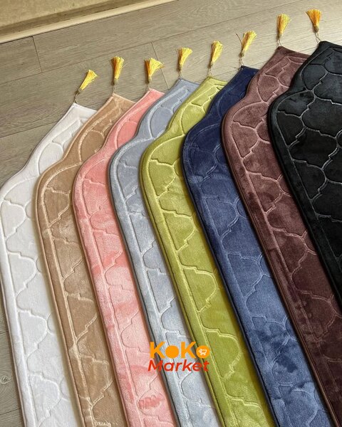 Tapis de prière doux coloré