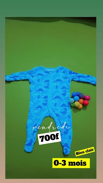 Grenouillère Bébé 0-3 Mois