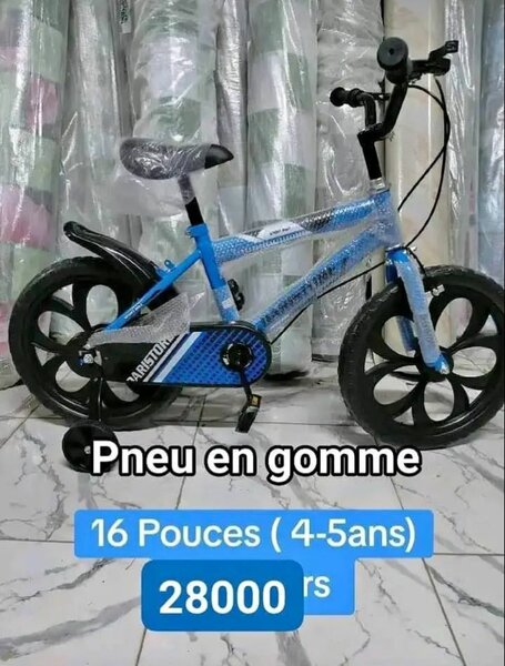 Vélo enfant 16 pouces bleu