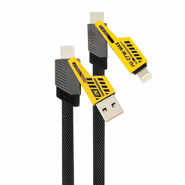3-in-1 Braided Charging Cable
