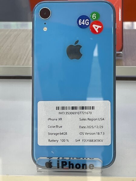iPhone XR Bleu 64GB