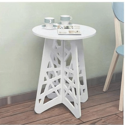 Table d'appoint  blanche