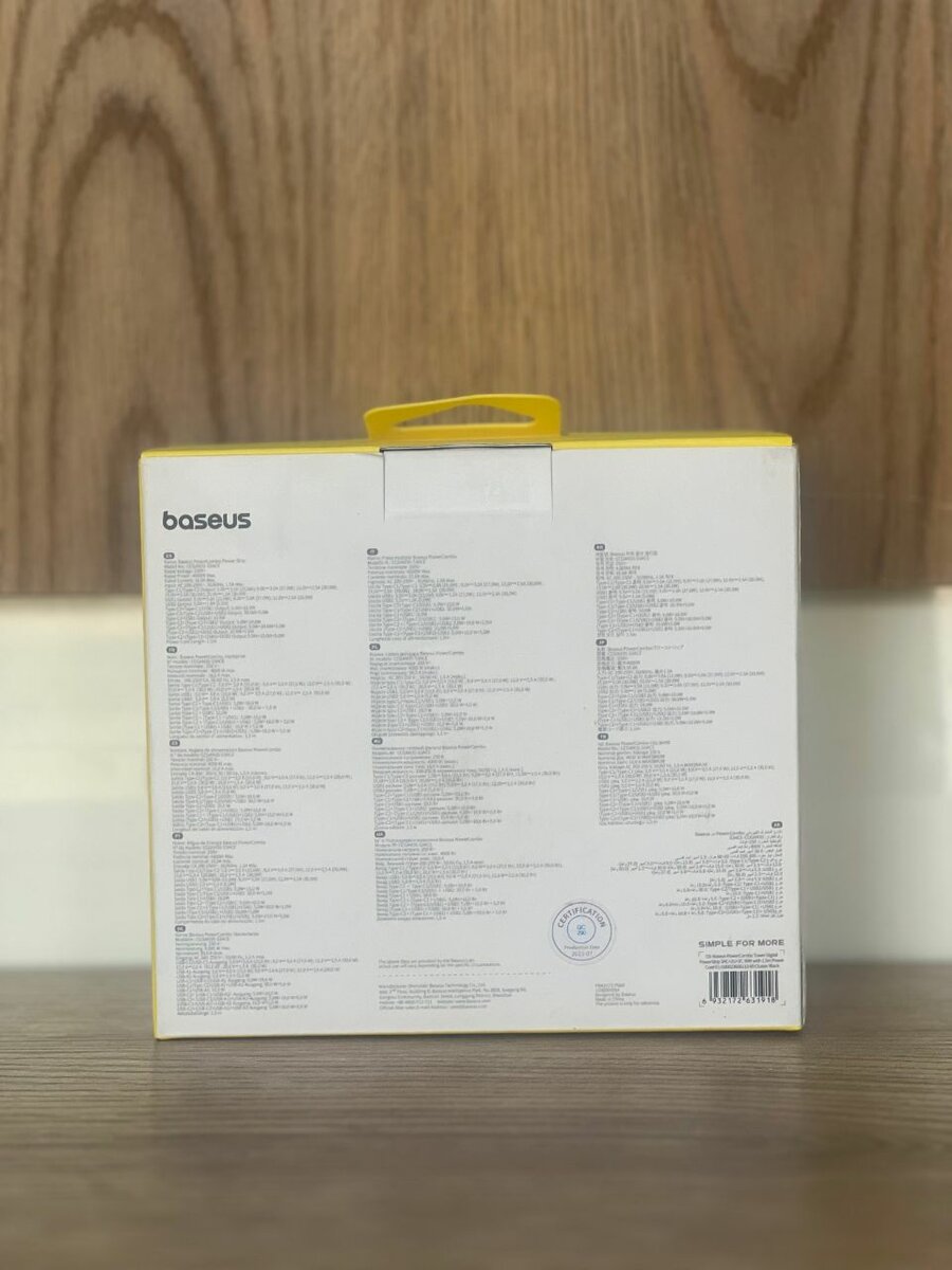 Baseus power combo tower power strip  7 port output