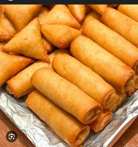Samosas and springroll