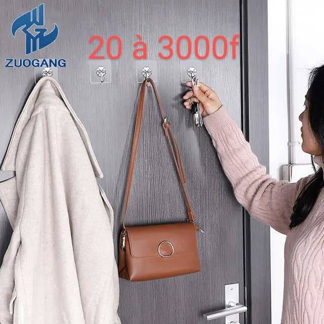 Crochet adhésif multifonction