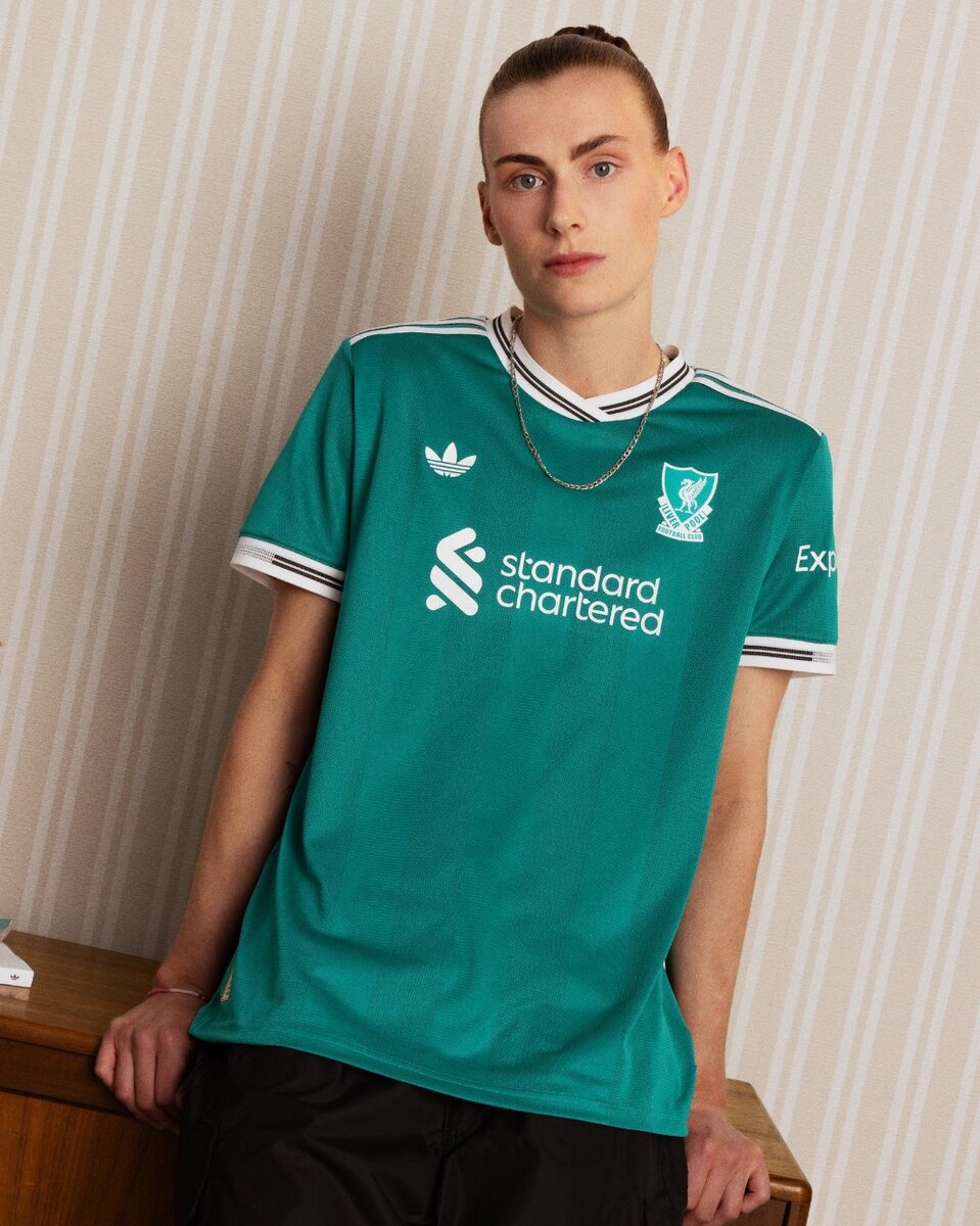 Maillot de football vert Liverpool