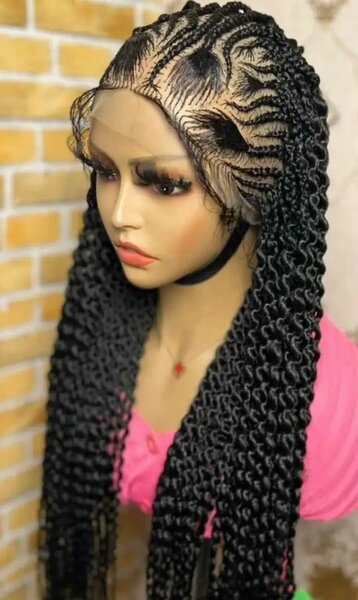 Perruque Tressée en Dentelle