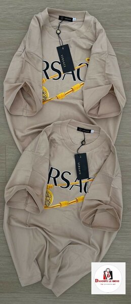 T-shirt beige unisexe stylée