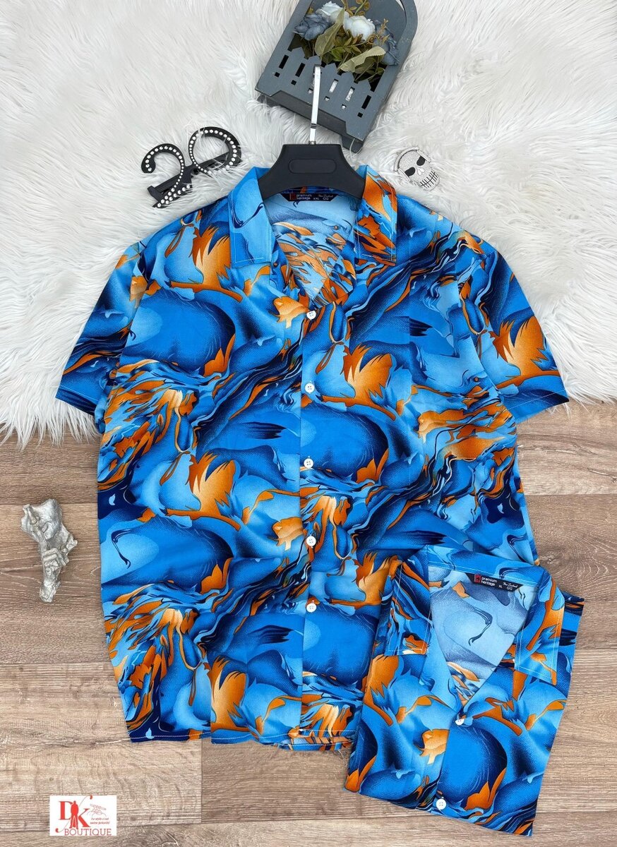 Chemise hawaïenne colorée