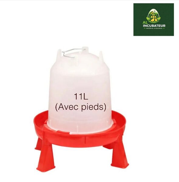Abreuvoir Poules 11L avec Pieds