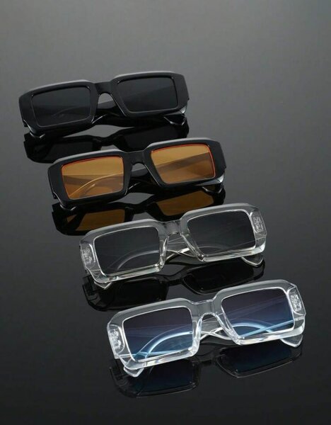 Lunettes de soleil rectangulaires