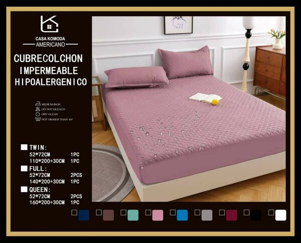 Protège matelas 3places