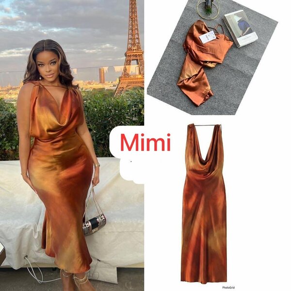 Robe Éblouissante en Satin