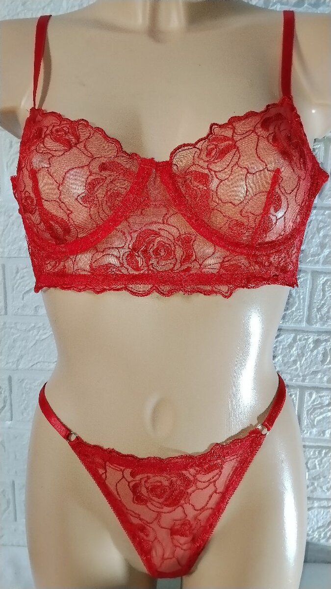 Ensemble Lingerie Dentelle Floral