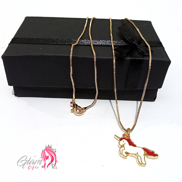 Unicorn Necklace Gift Box