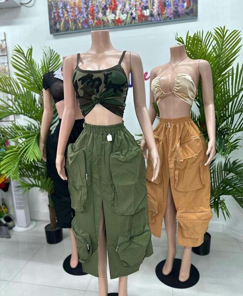 Pantalons cargo mode femme