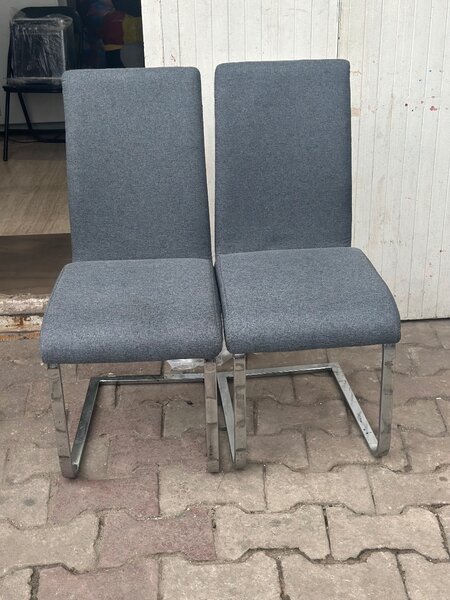 Modern Grey Dining Chairs Set