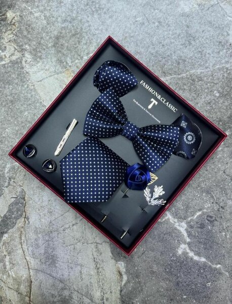 Coffret de cravate et nœud papillon