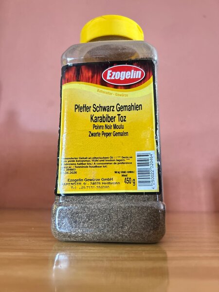 Poivre Noir Moulu 450 g