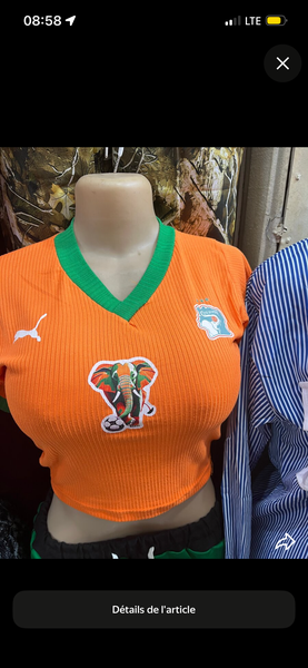 Maillot Équipe Côte d'Ivoire